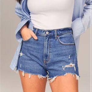 Abercrombie & Fitch Blue Jean Shorts